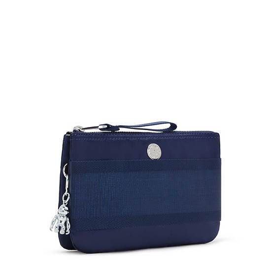 Kipling Creativity Extra Large Metallic Wristlet Çanta Lacivert | TR 1148ZU